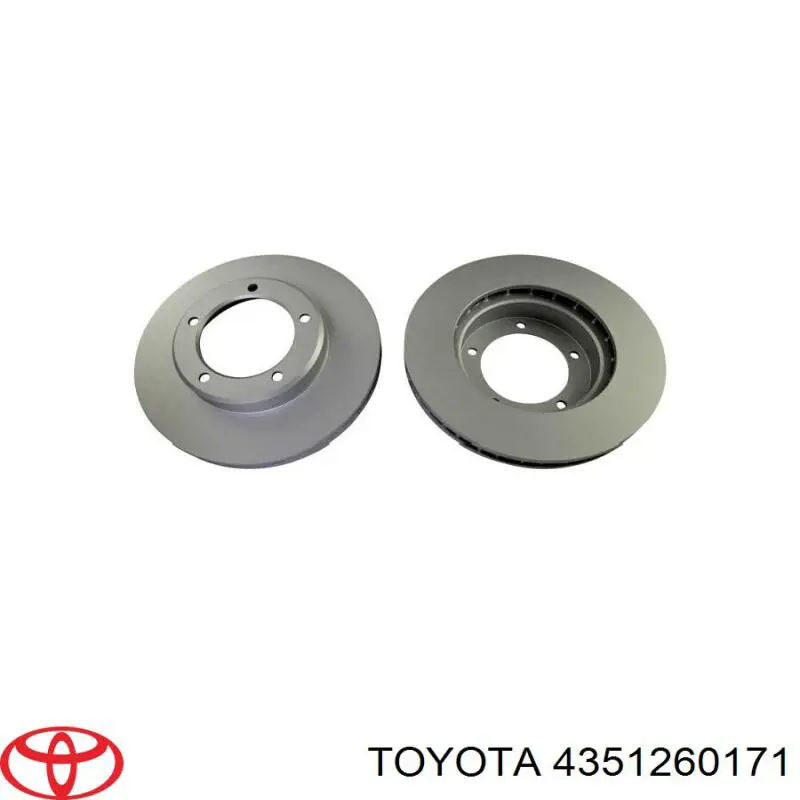 4351260171 Toyota Гальмо дискове переднє