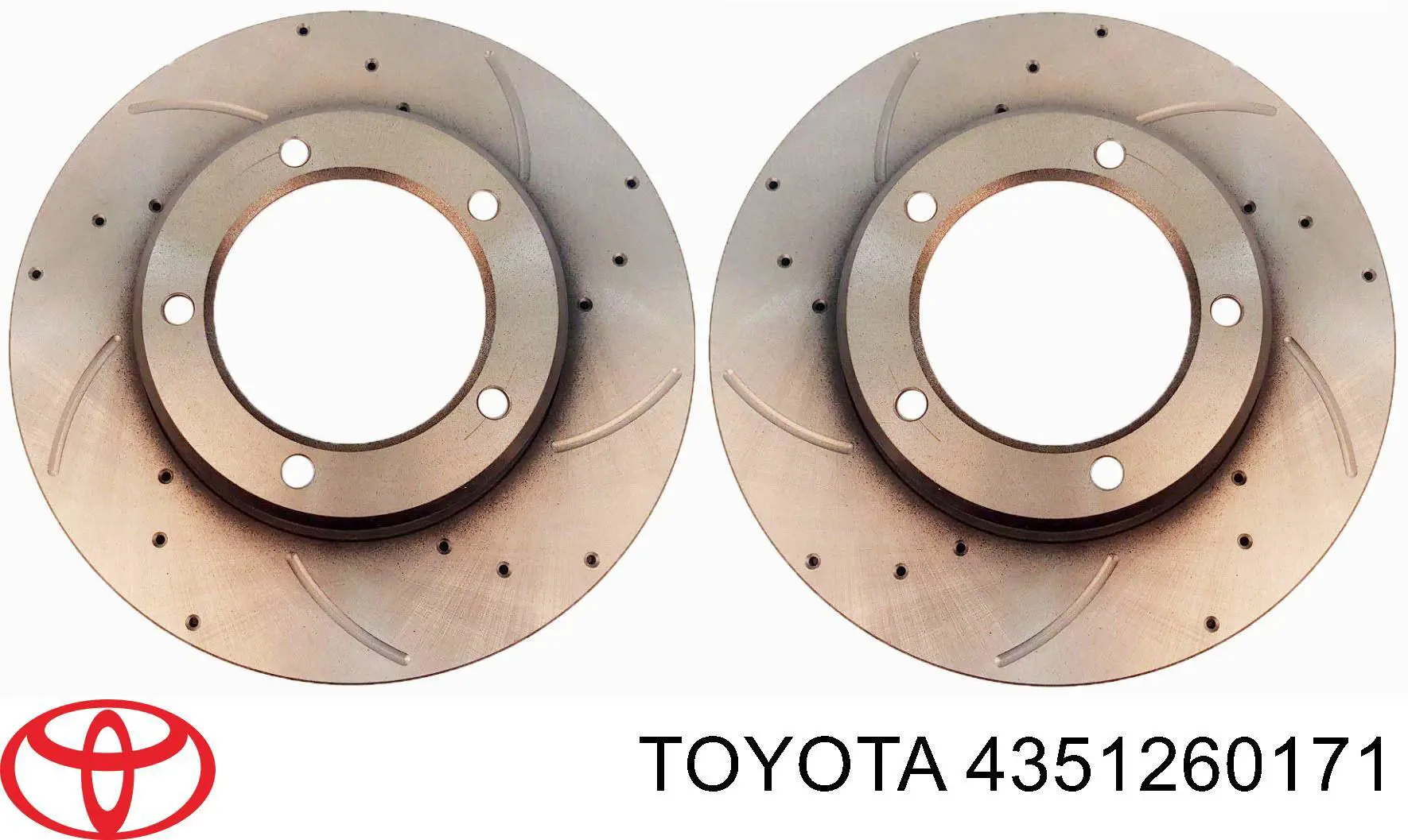 Диск гальмівний передній Toyota 4351260171