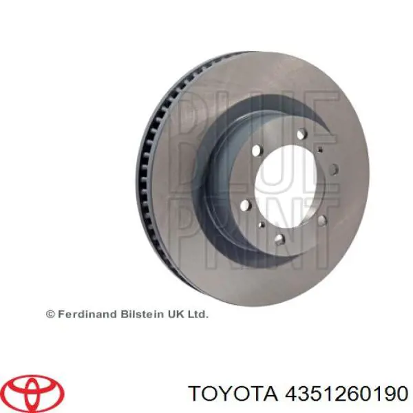Гальмівні диски передні 4351260190 Toyota