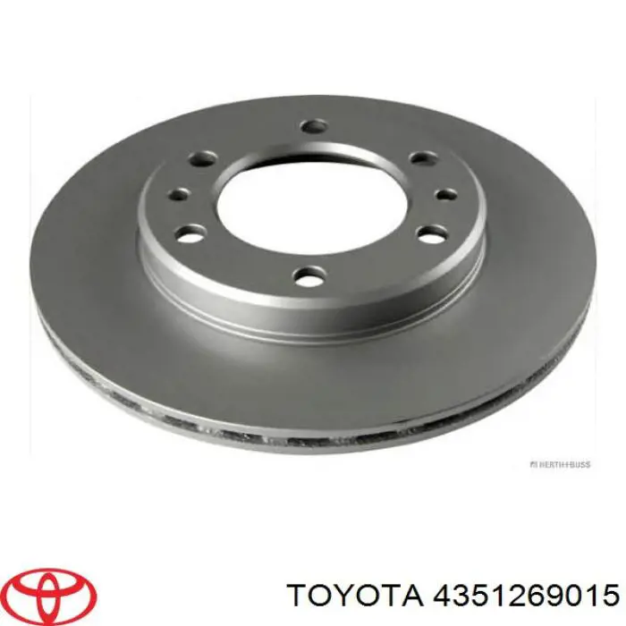 4351269015 Toyota диск гальмівний передній