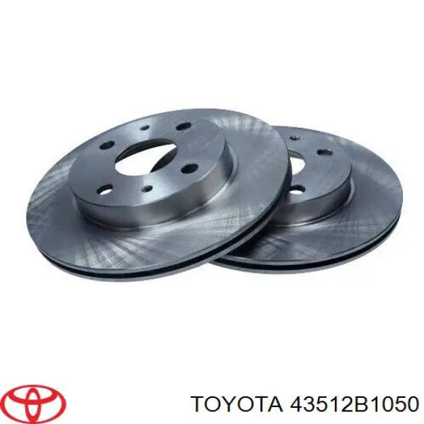 Гальмівні диски передні 43512B1050 Toyota