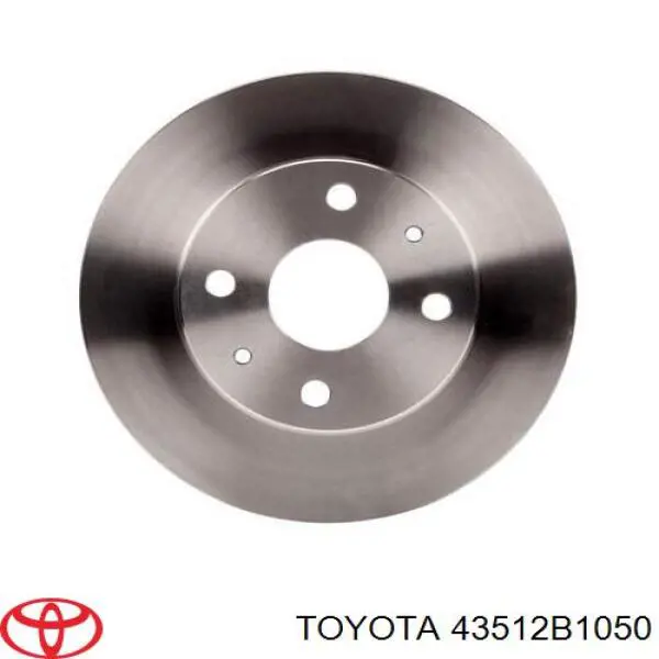 43512B1050 Toyota Гальмо дискове переднє