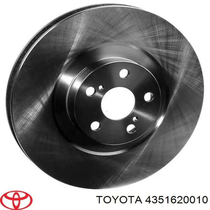 Диск гальмівний передній 4351620010 Toyota