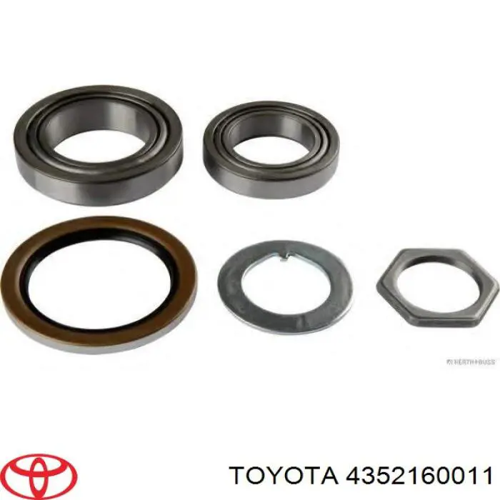 Гайка маточини передньої Toyota 4352160011 ціна, від 5.06 USD