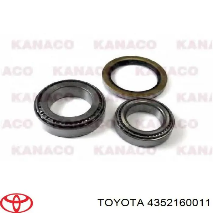 Купити 4352160011 Toyota Гайка маточини передньої
