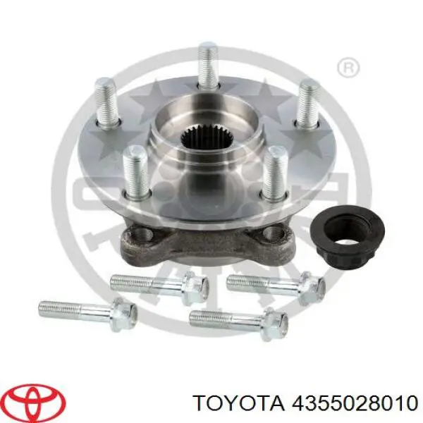 Маточина колеса передня Toyota 4355028010 ціна, від 170.46 USD