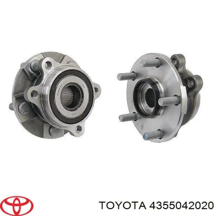 Маточина колеса передня Toyota 4355042020 ціна, від 49.41 USD