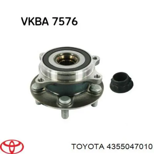 Купити 4355047010 Toyota Маточини передніх коліс