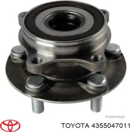 Маточина колеса передня Toyota 4355047011 ціна, від 57.01 USD