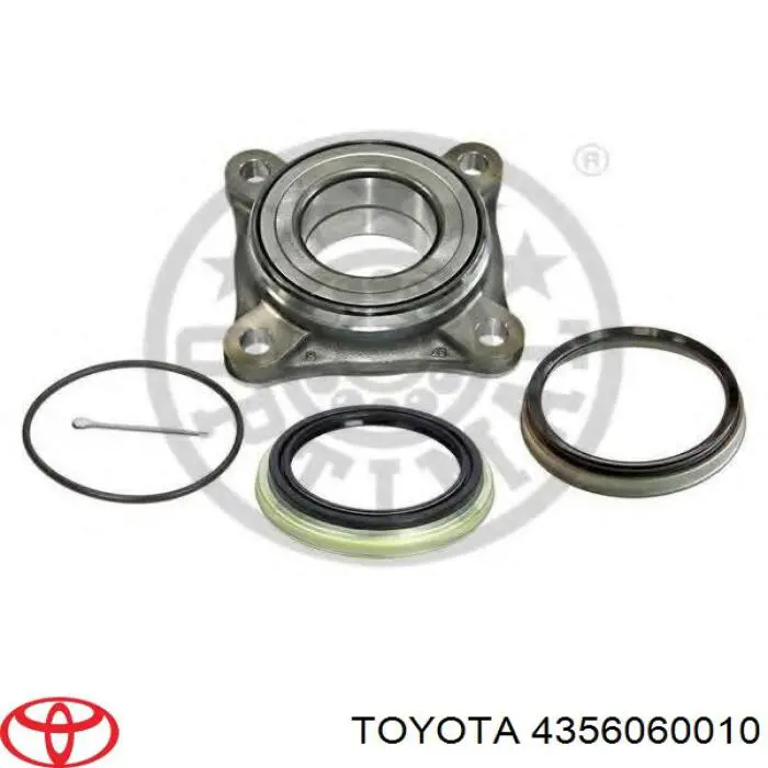 Комплект підшипник маточини передньої Toyota 4356060010 ціна, від 62.43 USD