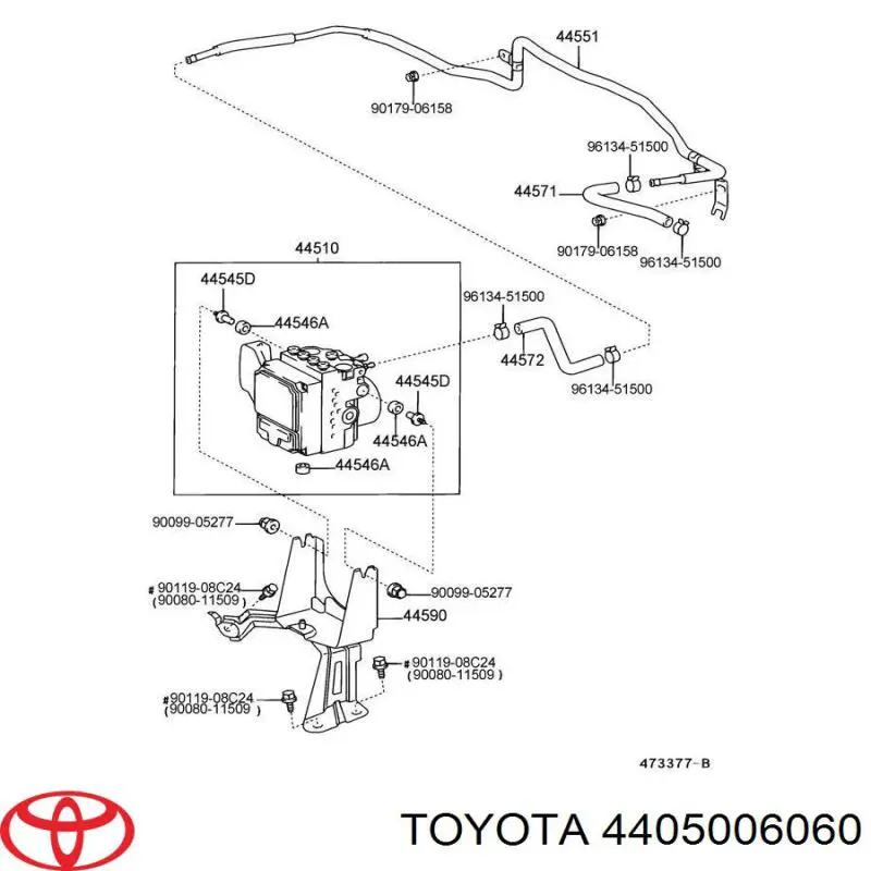Блок АБС гідравлічний Toyota 4405006060 ціна, від 68.00 USD