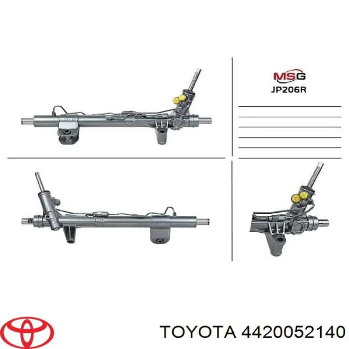 4420052140 Toyota Рейковий рульовий механізм