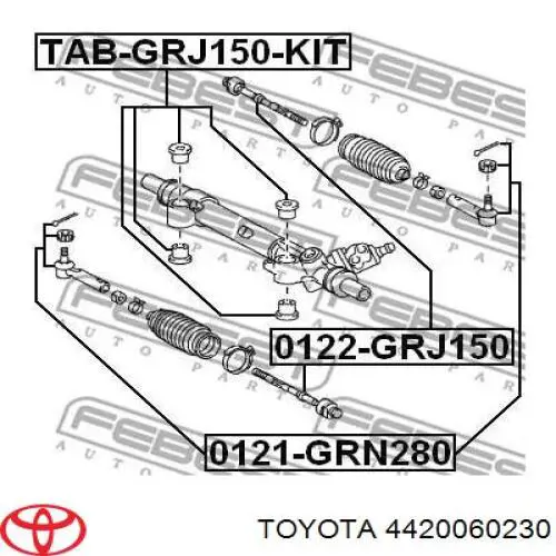 Управління рульове в зборі AGR TY9232 ціна, від 236.37 USD
