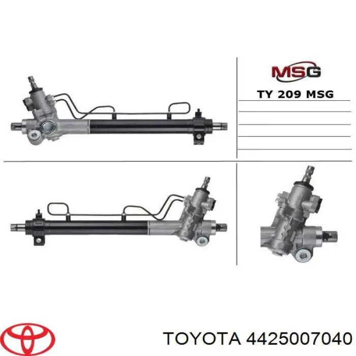 Управління рульове в зборі Toyota 4425007040 ціна, від 220.64 USD