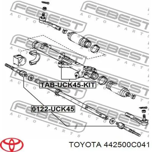 Купити 442500C041 Toyota Рульова рейка