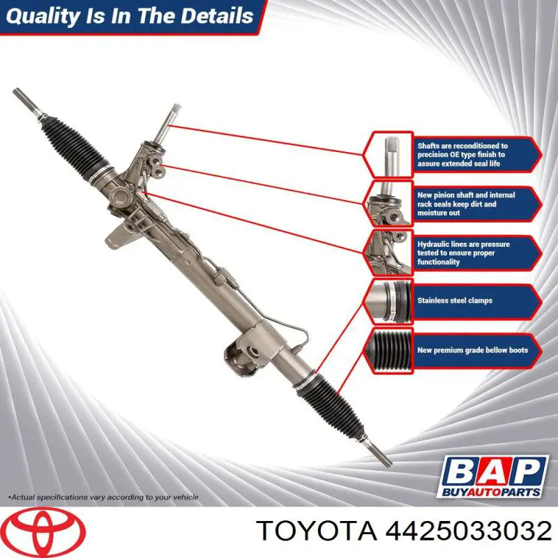 Управління рульове в зборі Toyota 4425033032 ціна, від 220.64 USD