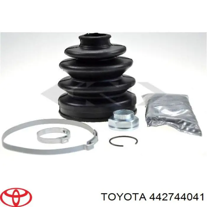 Пильники ШРКШів передній піввісі, комплект Toyota 0442744041 ціна, від 19.13 USD