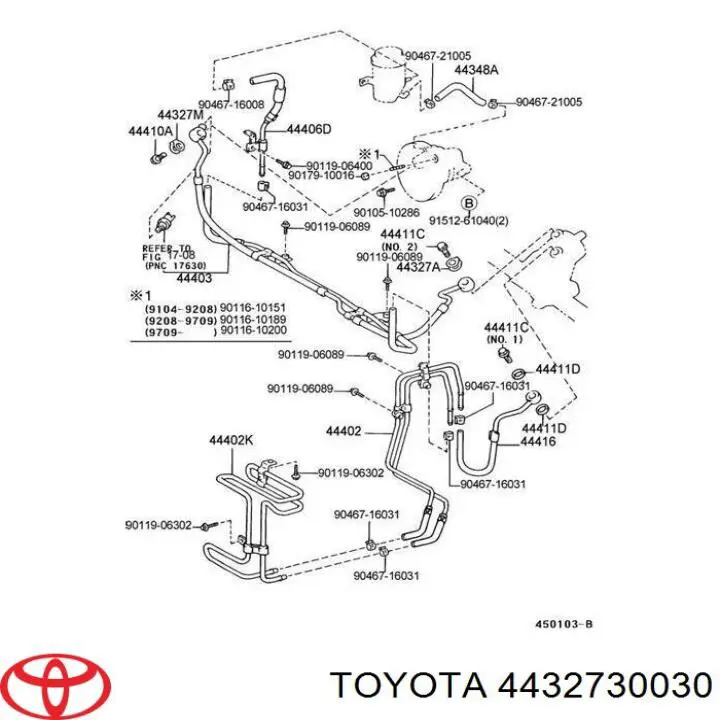 4432730030 Toyota Шайба форсунки верхня
