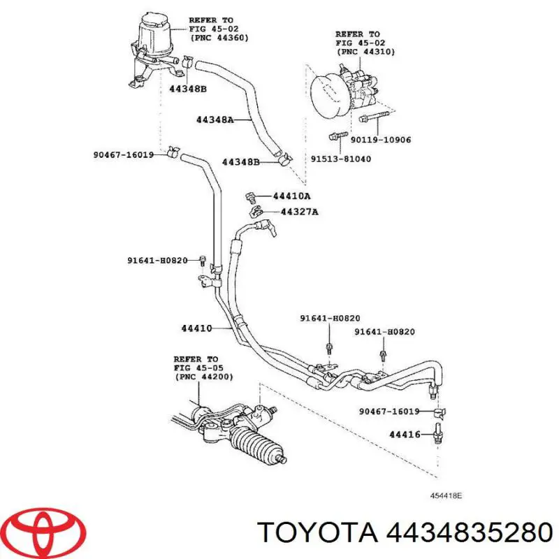  Toyota 4434835280 ціна, від 12.67 USD