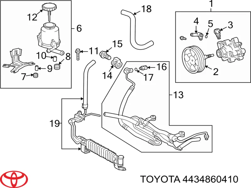 Купити 4434860410 Toyota 