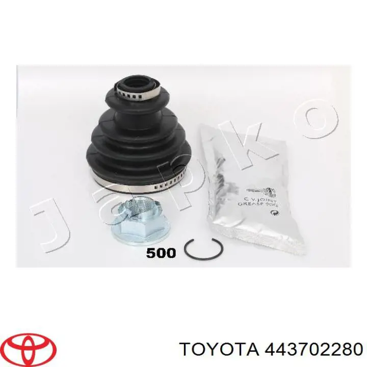 Пильник гранати внутрішній, передній півосі Toyota 443702280 ціна, від 14.37 USD