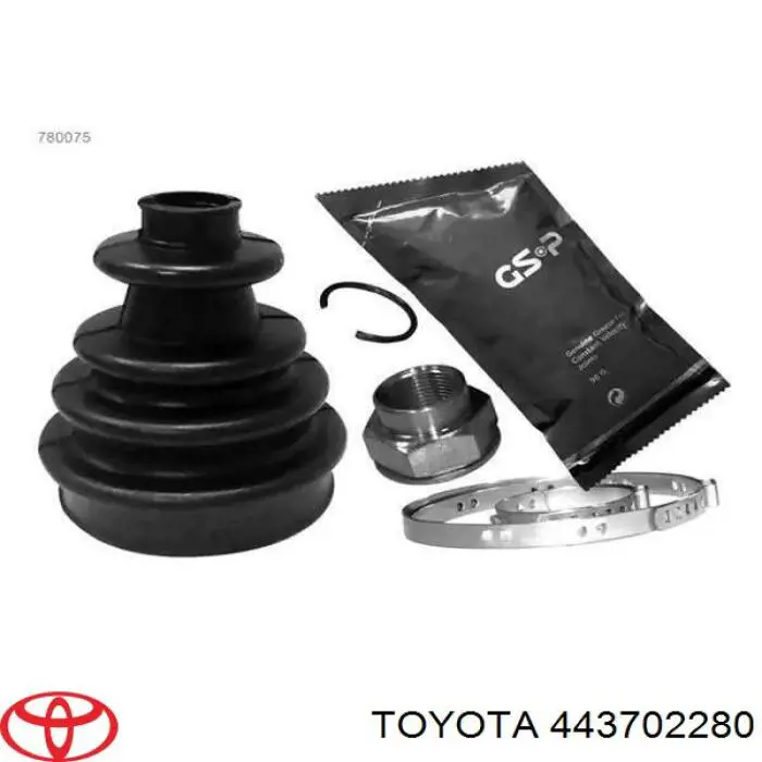 0443702280 Toyota пильник шруса внутрішній, передній піввісі