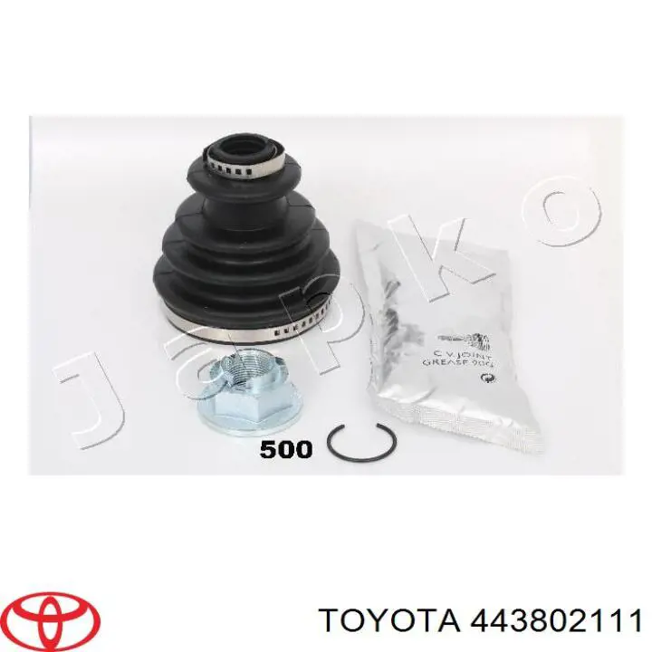 Купити 443802111 Toyota Пильник шарніра кутових швидкостей внутрішній передній