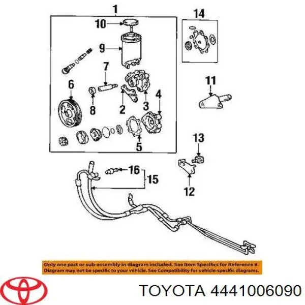 Купити 4441006090 Toyota 