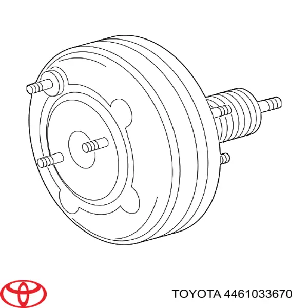 4461033670 Toyota Підсилювач гальм вакуумний