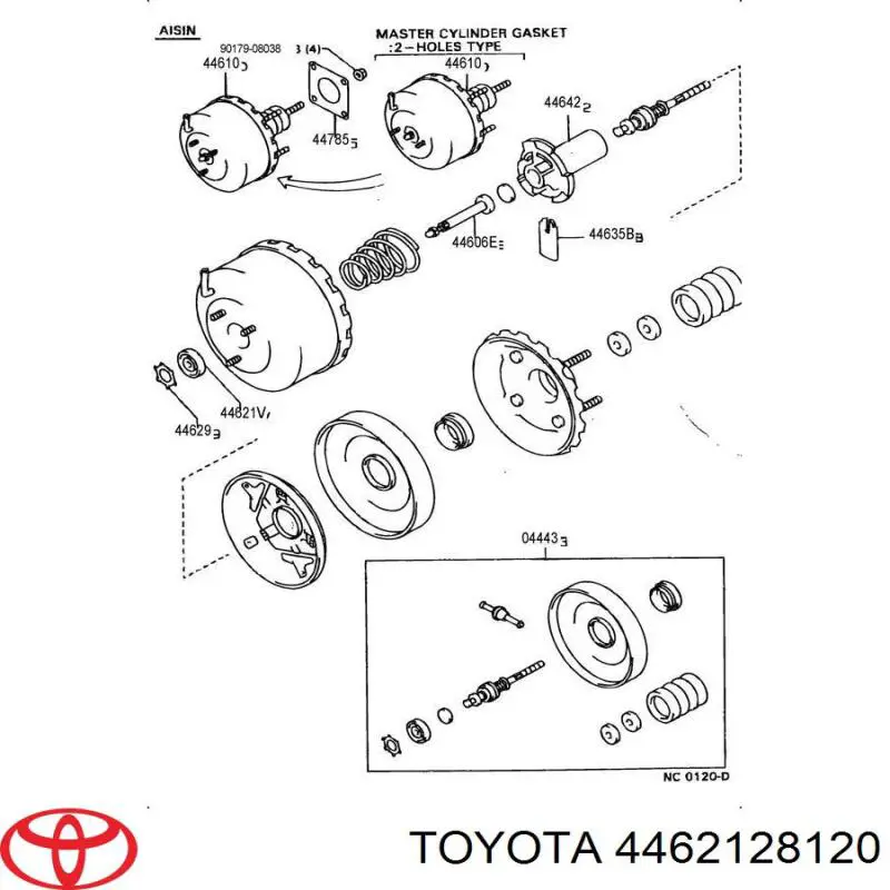 Купити 4462128120 Toyota 