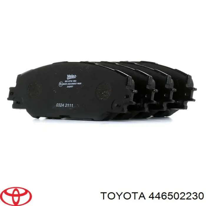 Купити 446502230 Toyota Колодки гальмівні передні, дискові