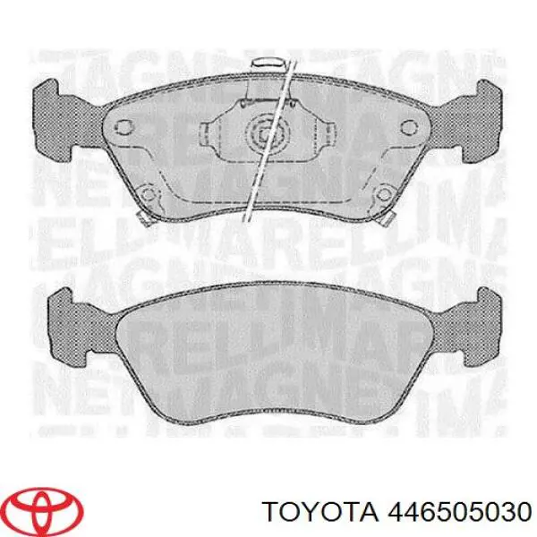 Передні тормозні колодки 446505030 Toyota