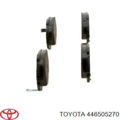 446505270 Toyota колодки гальмівні передні, дискові