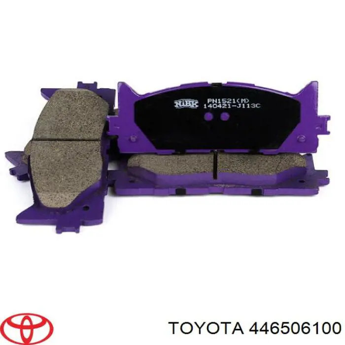 Купити 446506100 Toyota Колодки гальмівні передні, дискові