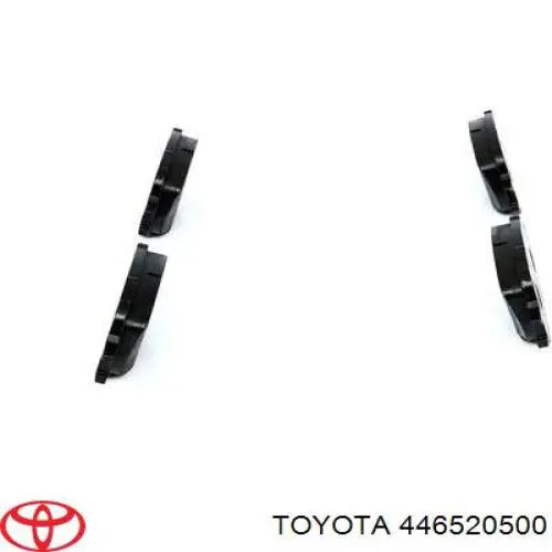 446520500 Toyota колодки гальмівні передні, дискові