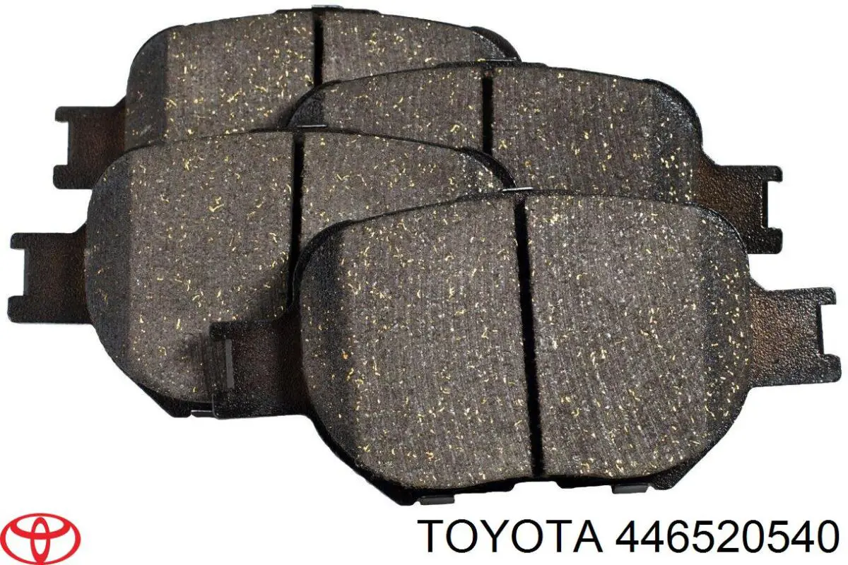 Колодки гальмівні передні, дискові 446520540 Toyota