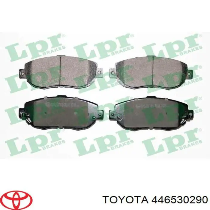 Гальмівні колодки Toyota 0446530290 ціна, від 25.69 USD