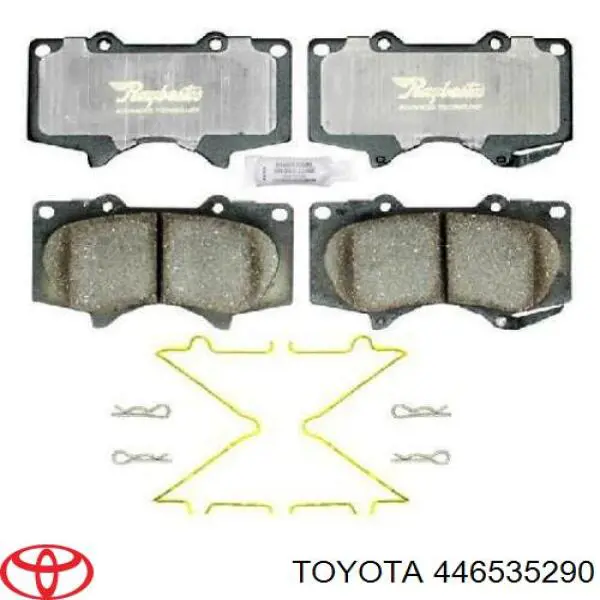 Купити 446535290 Toyota Колодки гальмівні передні, дискові