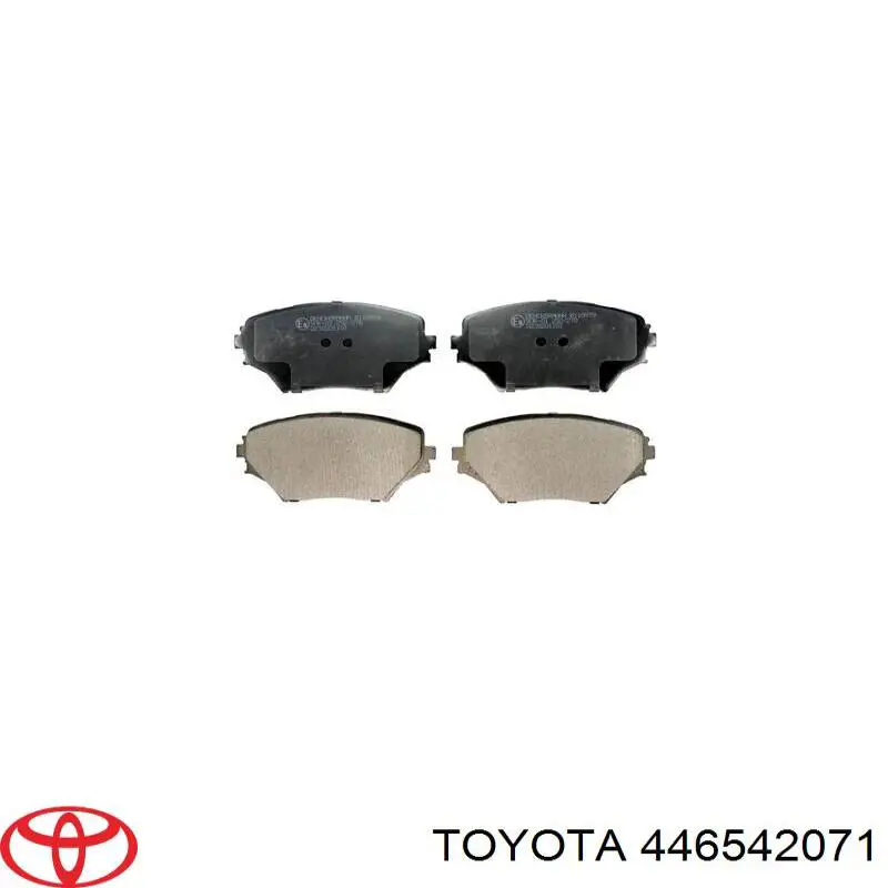 Купити 446542071 Toyota Колодки гальмівні передні, дискові