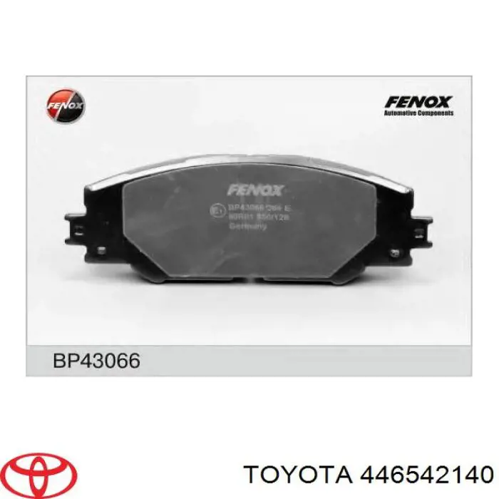 Гальмівні колодки Toyota 446542140 ціна, від 20.97 USD