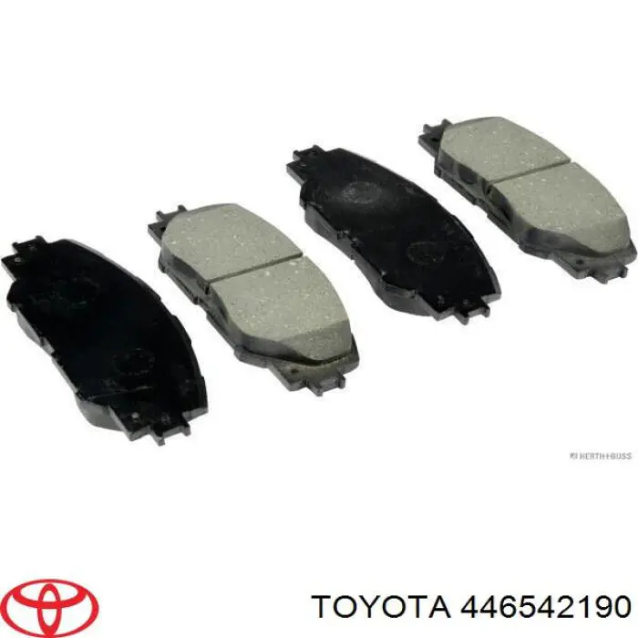 446542190 Toyota колодки гальмівні передні, дискові