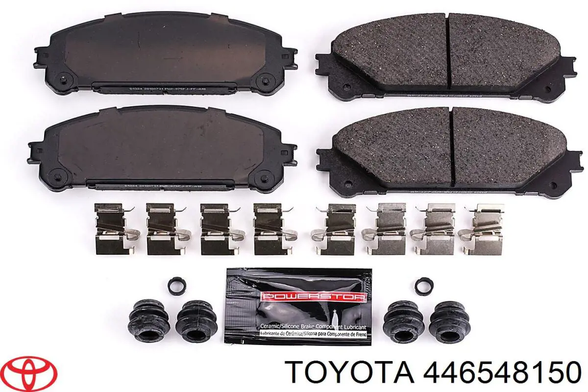 Купити 446548150 Toyota Колодки гальмівні передні, дискові