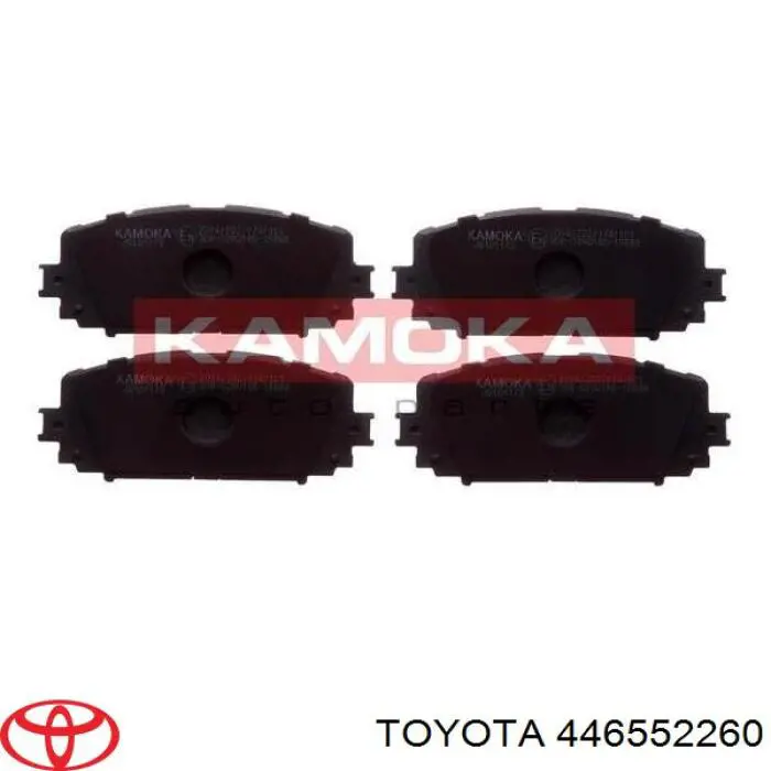 Колодки гальмівні передні, дискові 446552260 Toyota