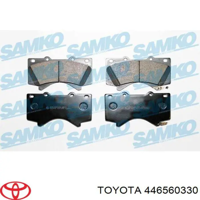 Купити 446560330 Toyota Колодки гальмівні передні, дискові