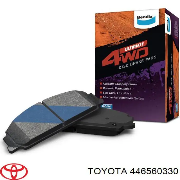 446560330 Toyota Передні гальмівні колодки