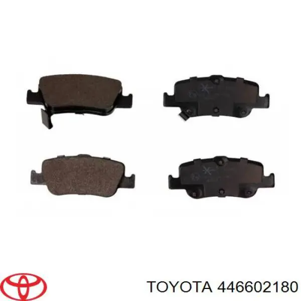 Задні гальмівні колодки Toyota 446602180 ціна, від 25.55 USD