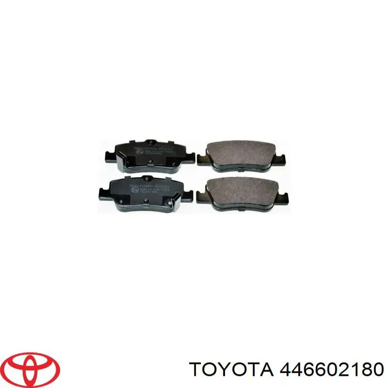 Задні гальмівні колодки Toyota 446602180 ціна, від 25.55 USD