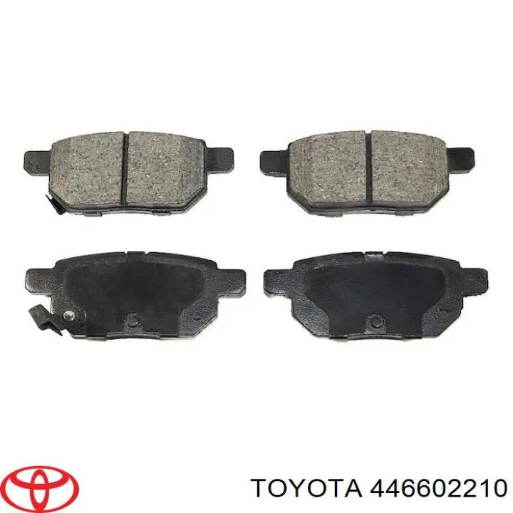 446602210 Toyota Колодки гальмівні задні, дискові