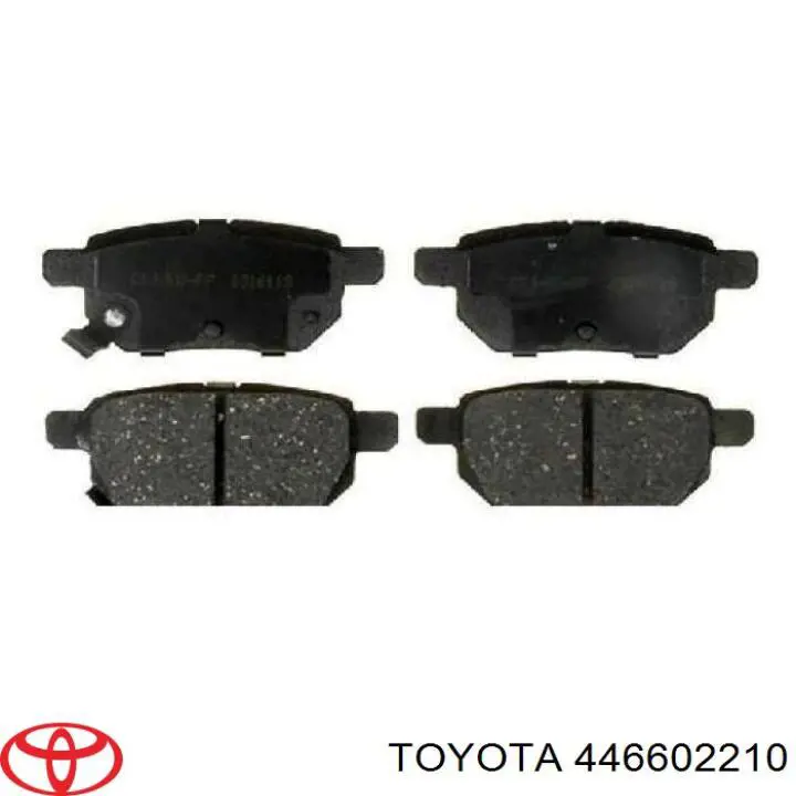 Задні гальмівні колодки Toyota 446602210 ціна, від 18.71 USD