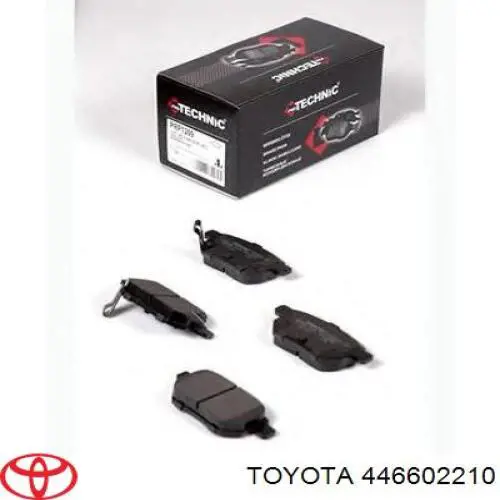 Купити 446602210 Toyota Задні колодки